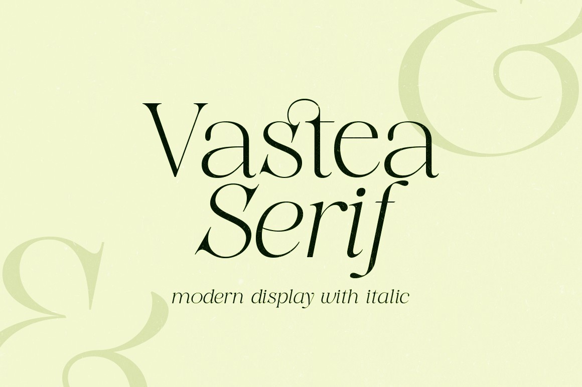 Шрифт Vastea Serif