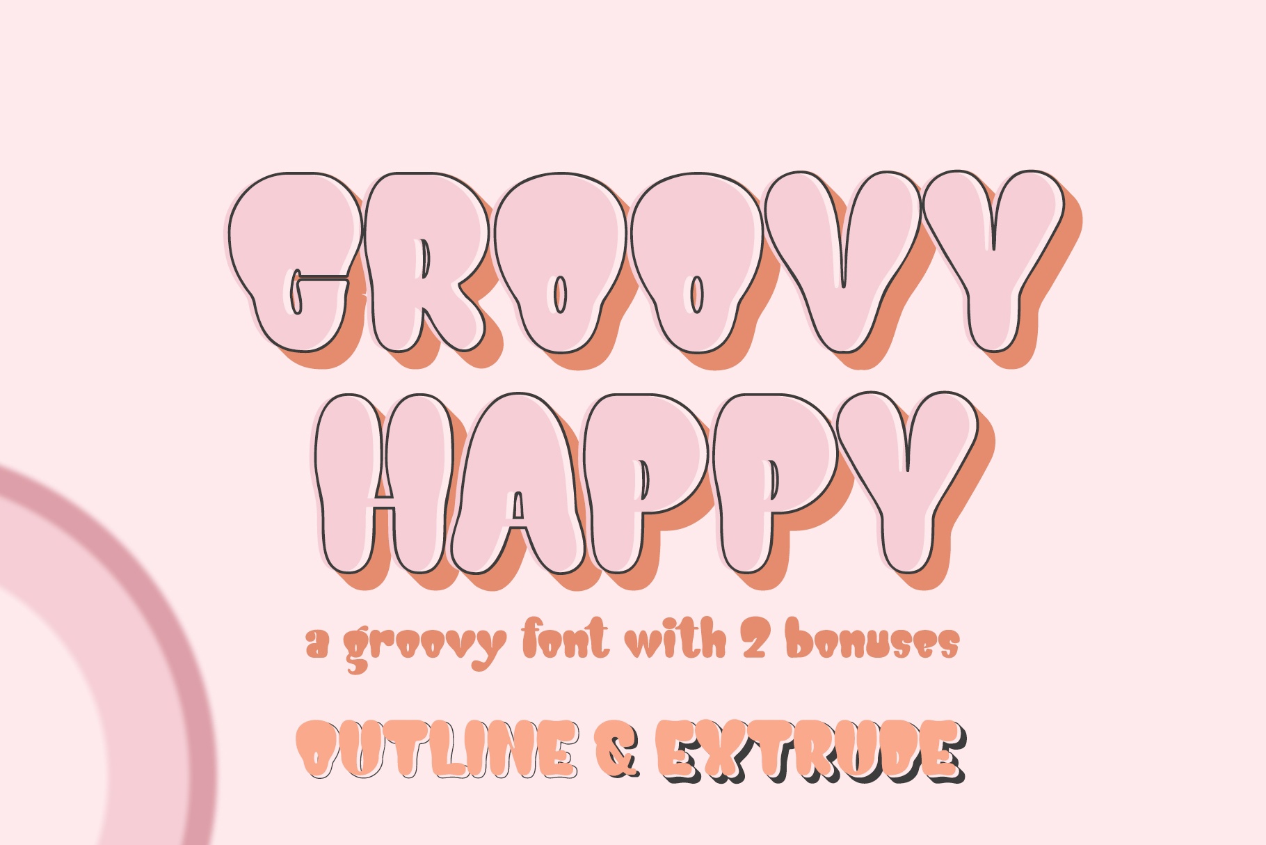 Шрифт Groovy Happy