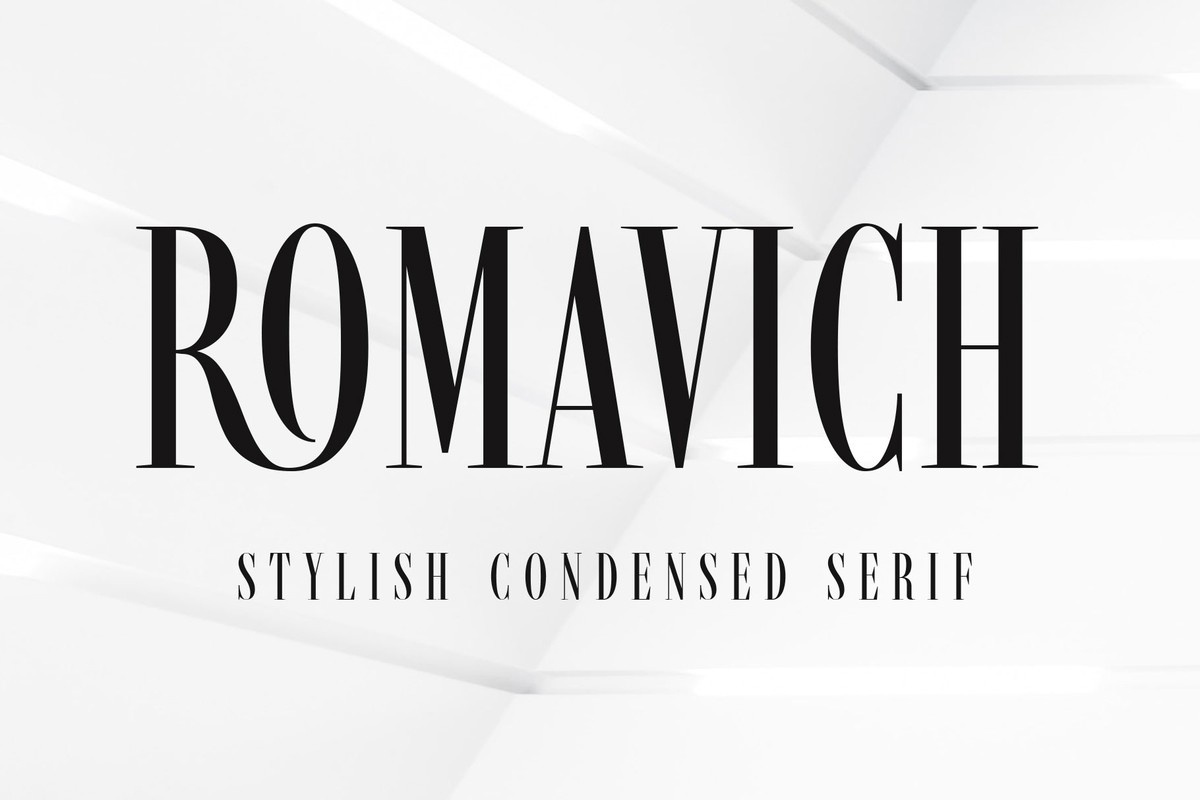 Шрифт Romavich