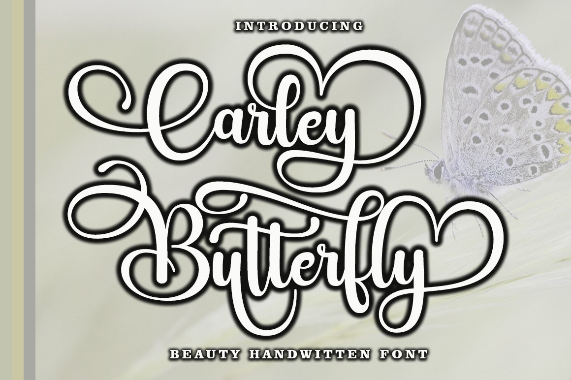 Шрифт Carley Butterfly