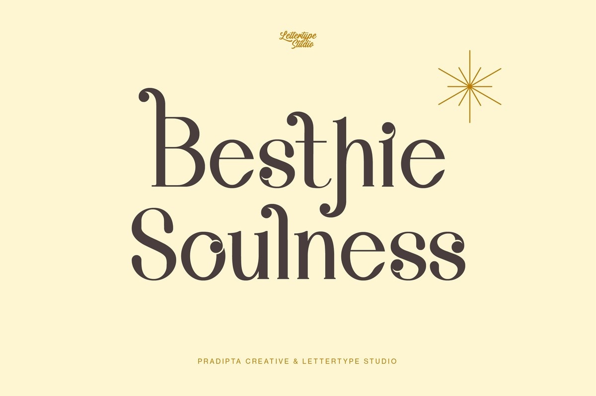 Шрифт Besthie Soulness