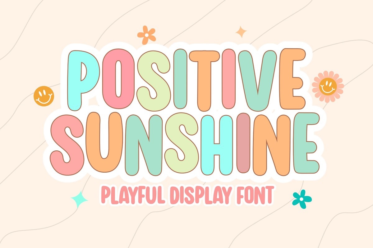 Шрифт Positive Sunshine