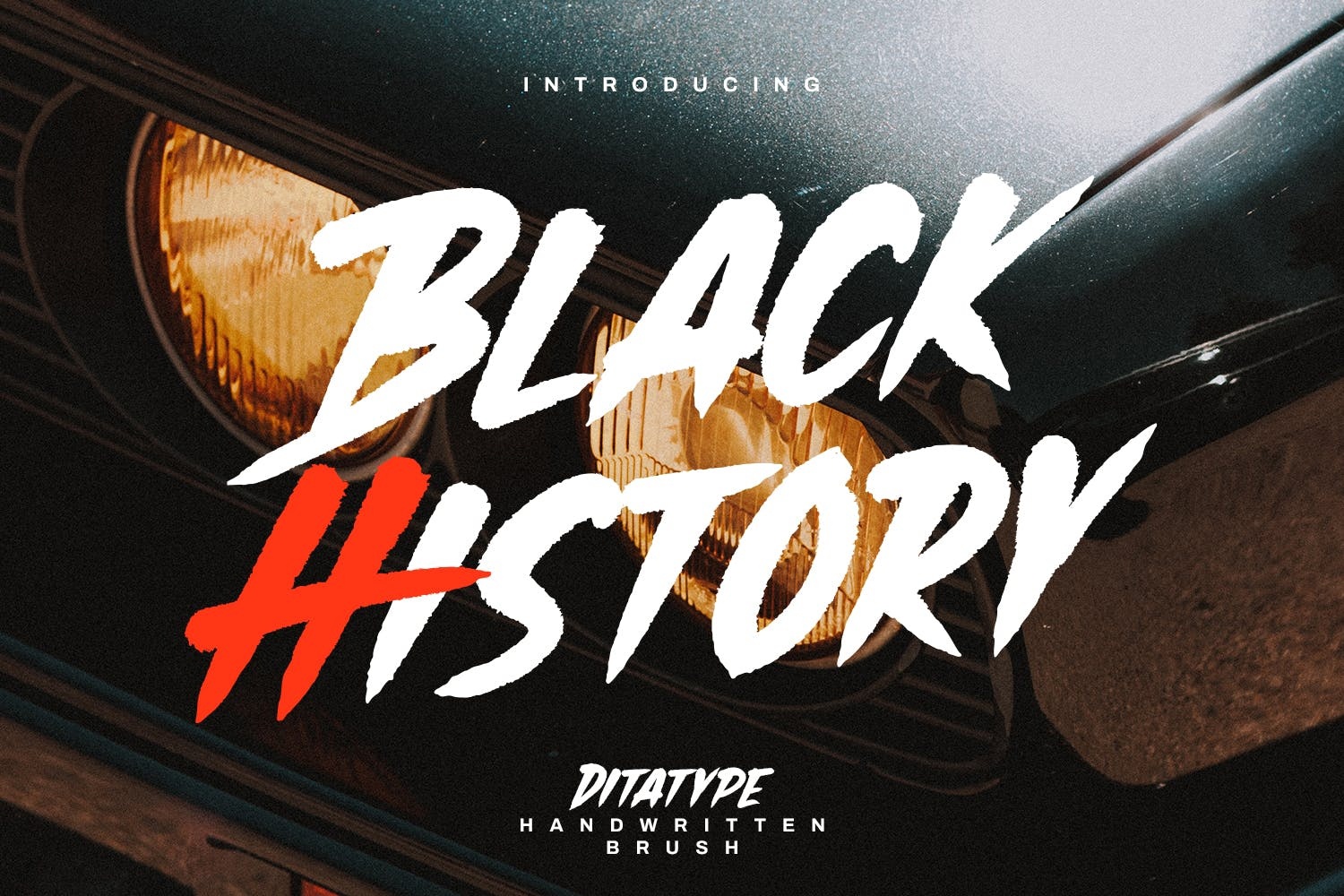 Шрифт Black History