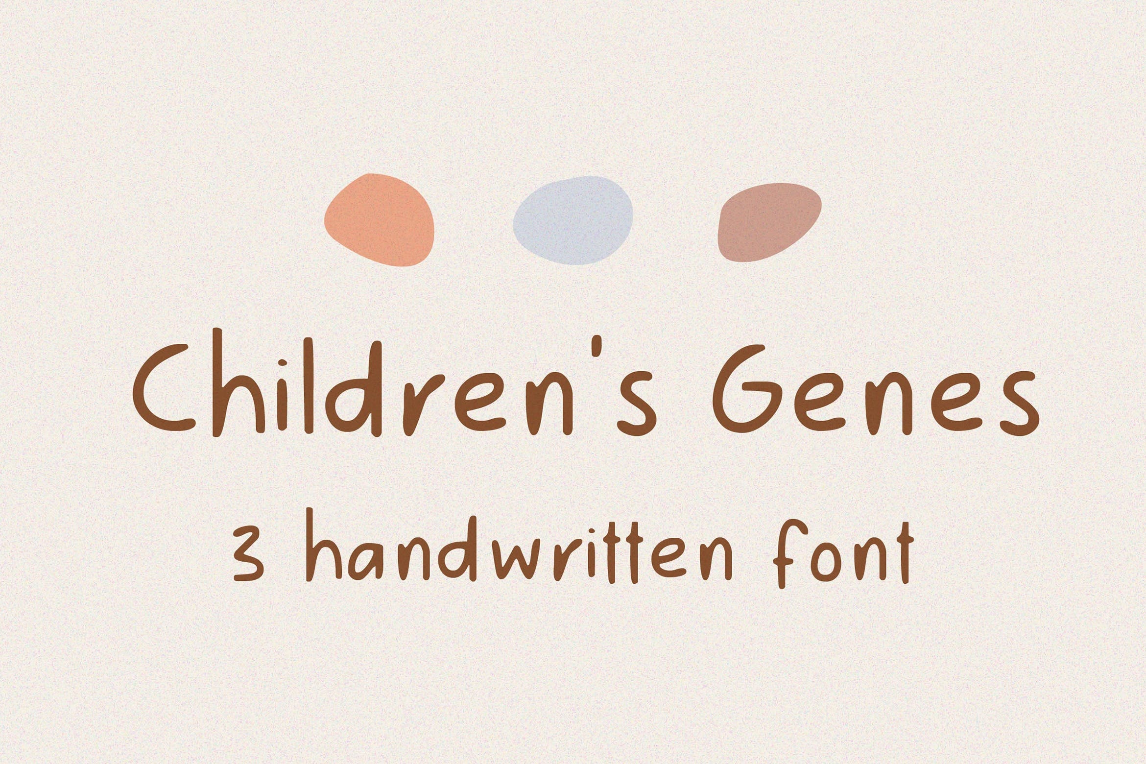 Шрифт Childrens Genes