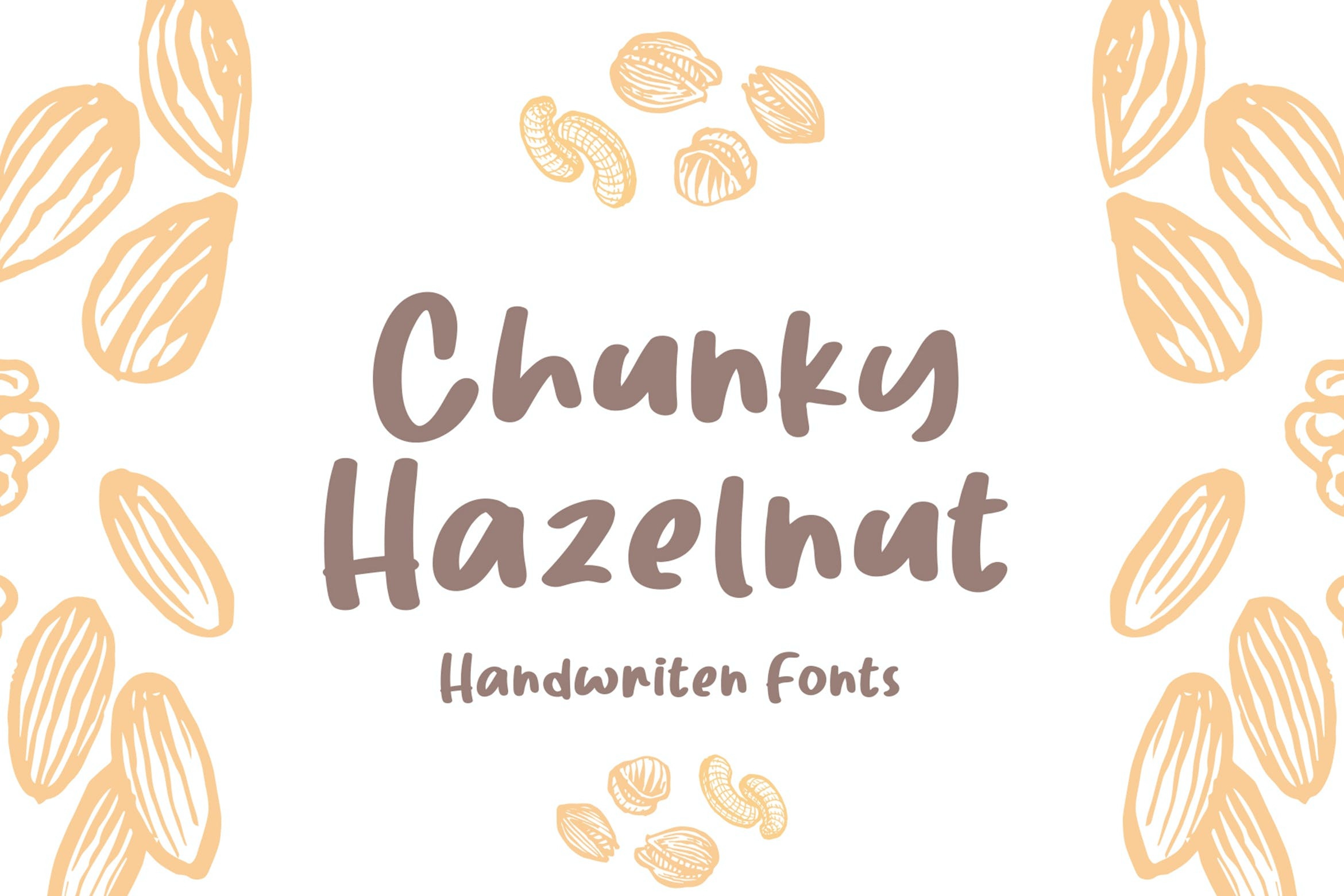 Шрифт Chunky Hazelnut