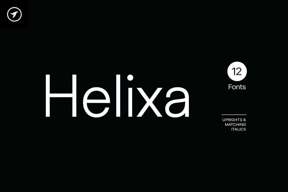 Шрифт Helixa