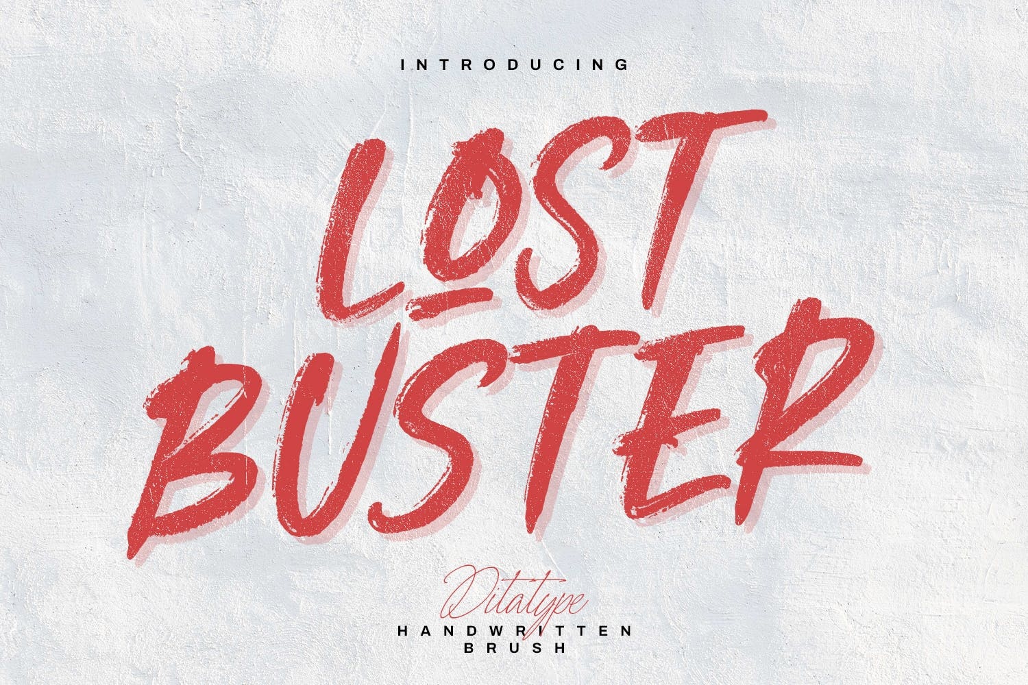 Шрифт Lost Buster