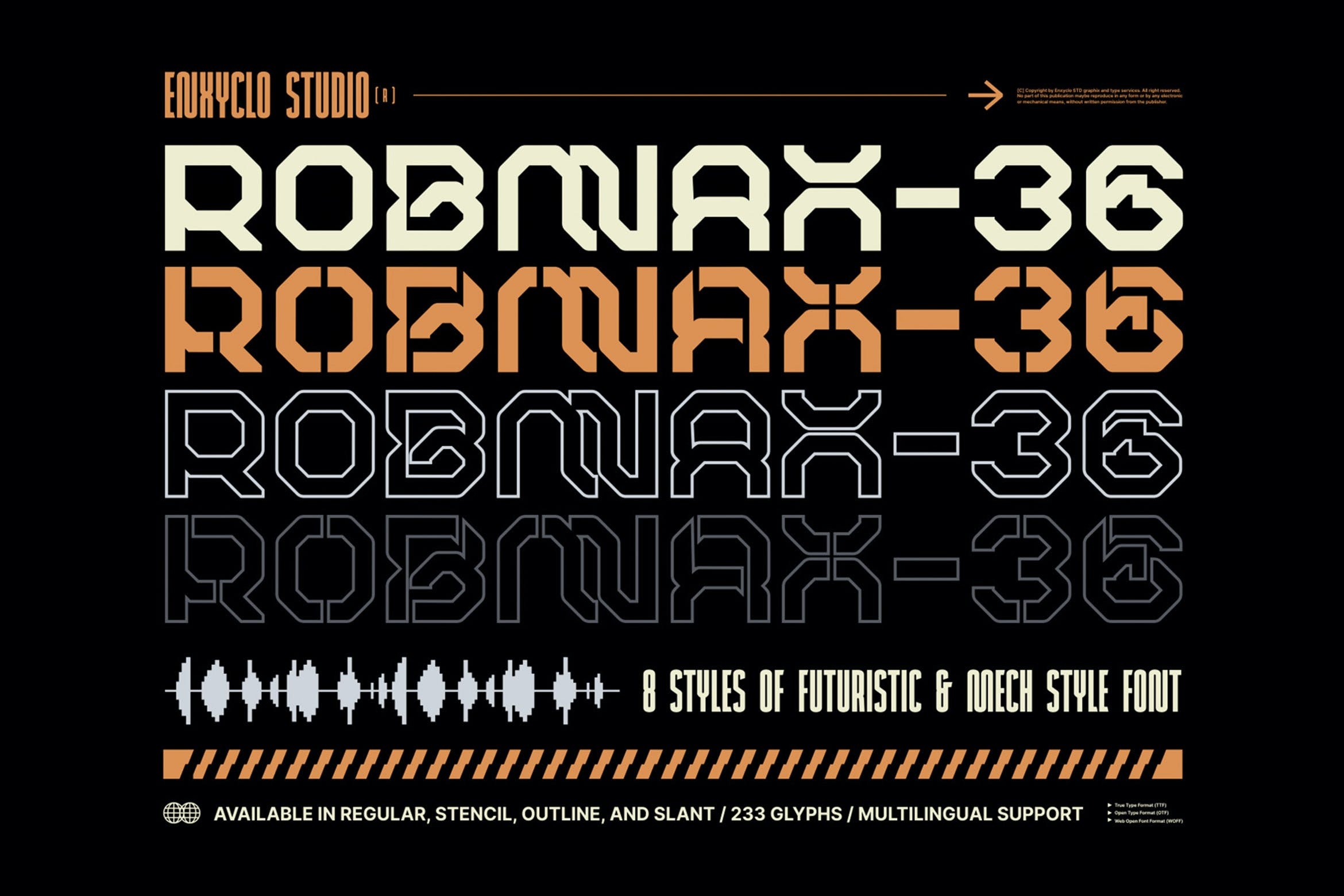 Шрифт Robmax-36
