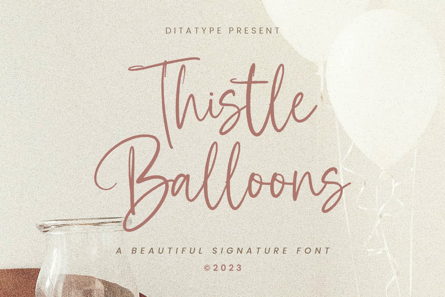 Шрифт Thistle Balloons