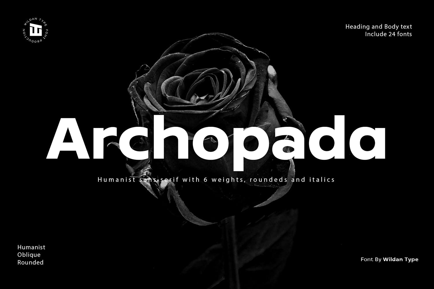 Шрифт Archopada