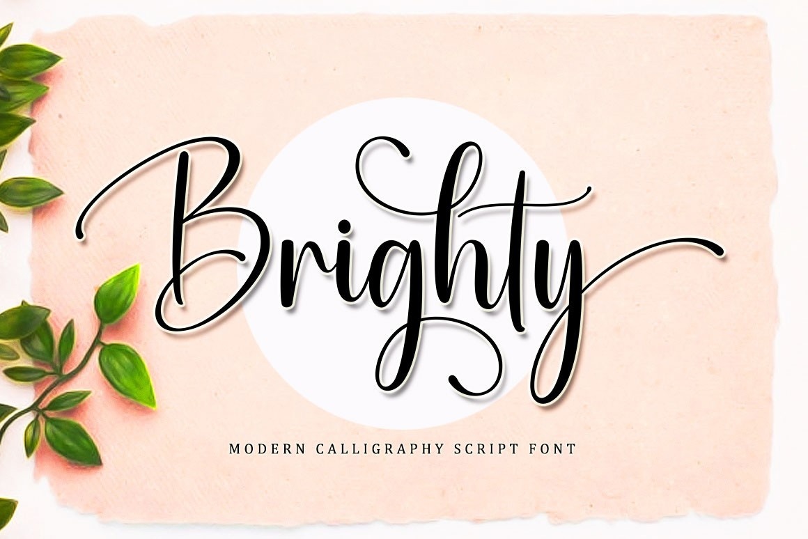 Шрифт Brighty