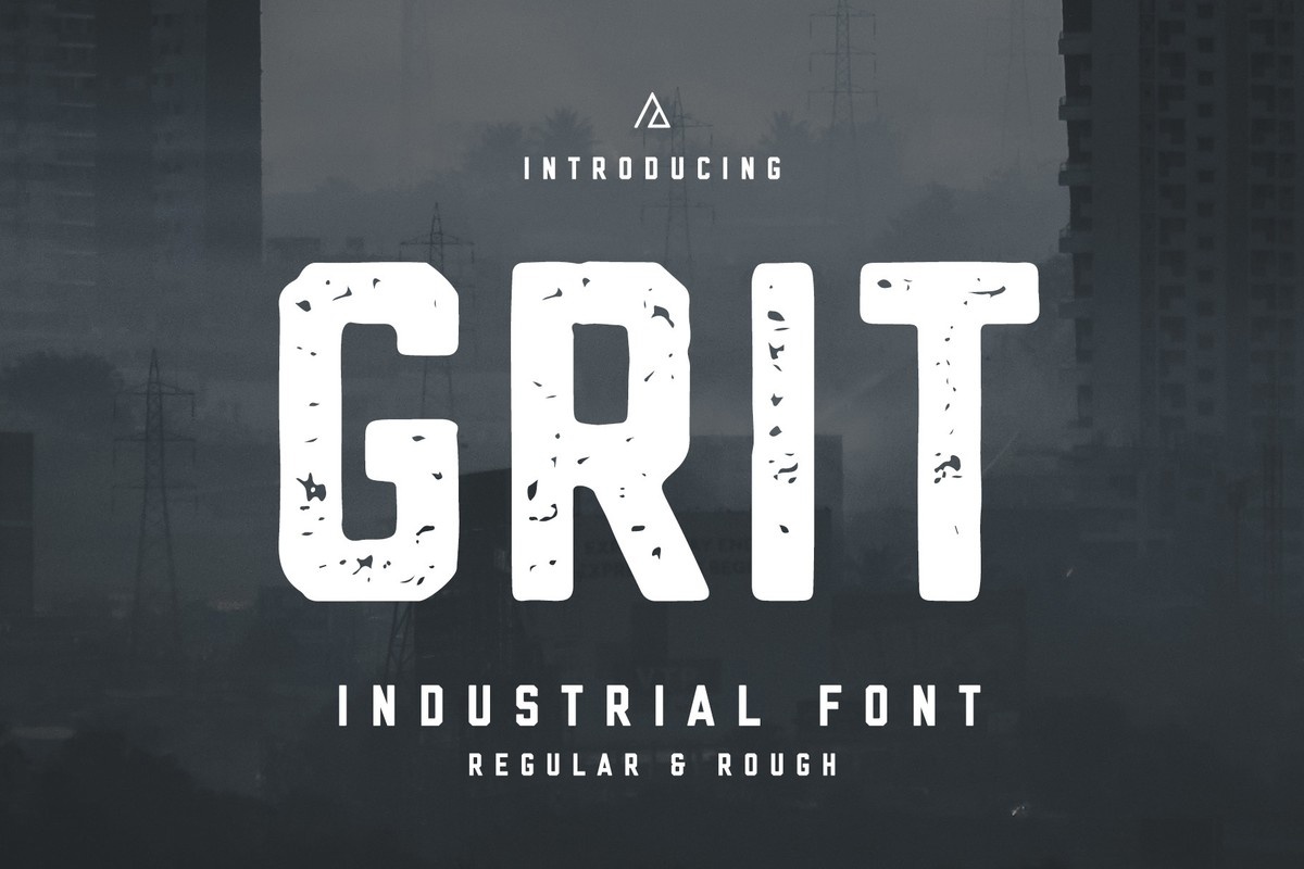 Шрифт Grit