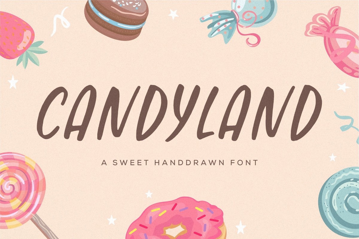 Шрифт Candyland