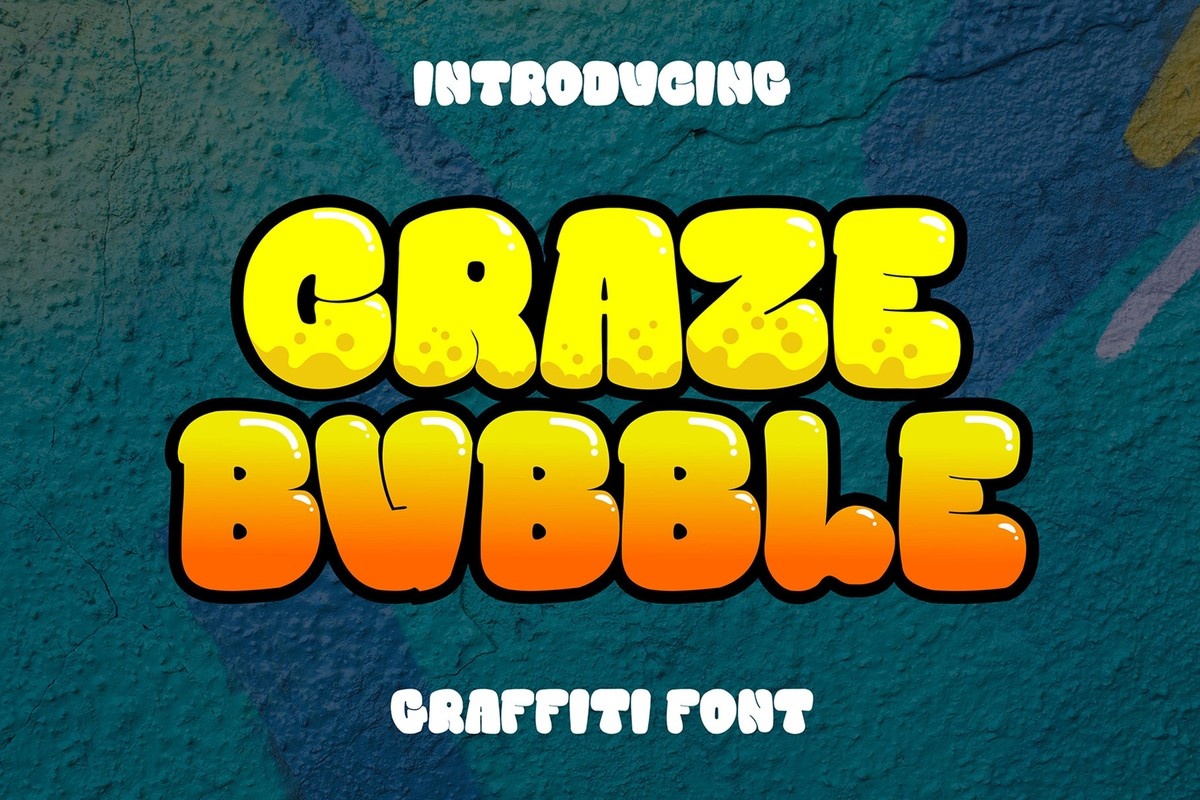 Шрифт Craze Bubble