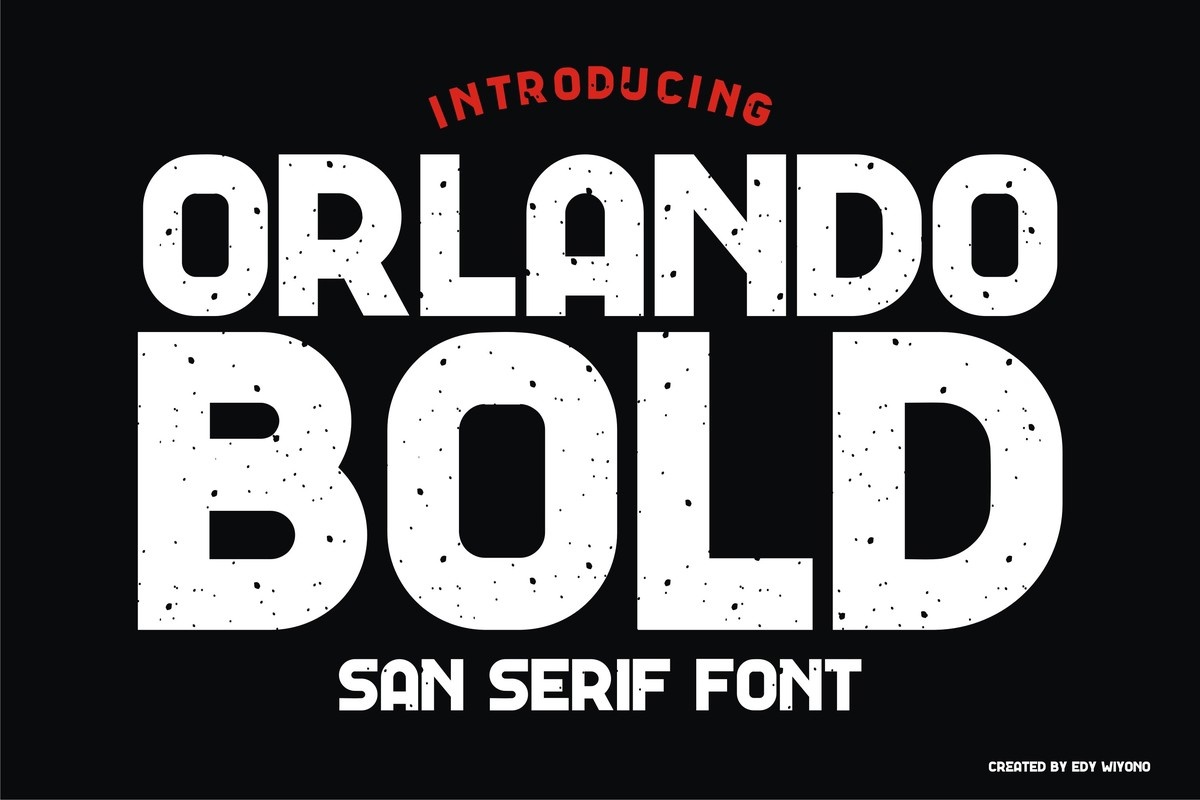 Шрифт Orlando Bold