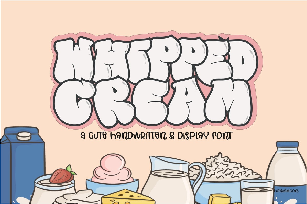 Шрифт Whipped Cream