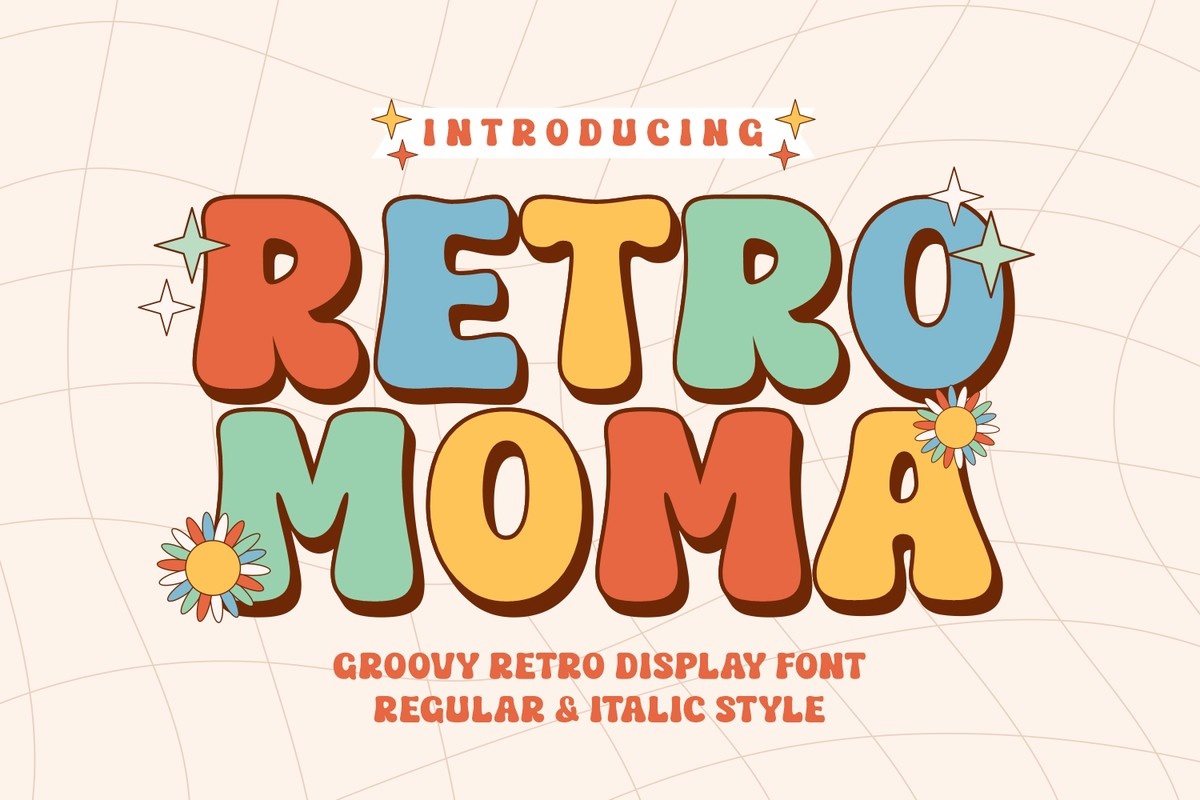 Шрифт Retro Moma