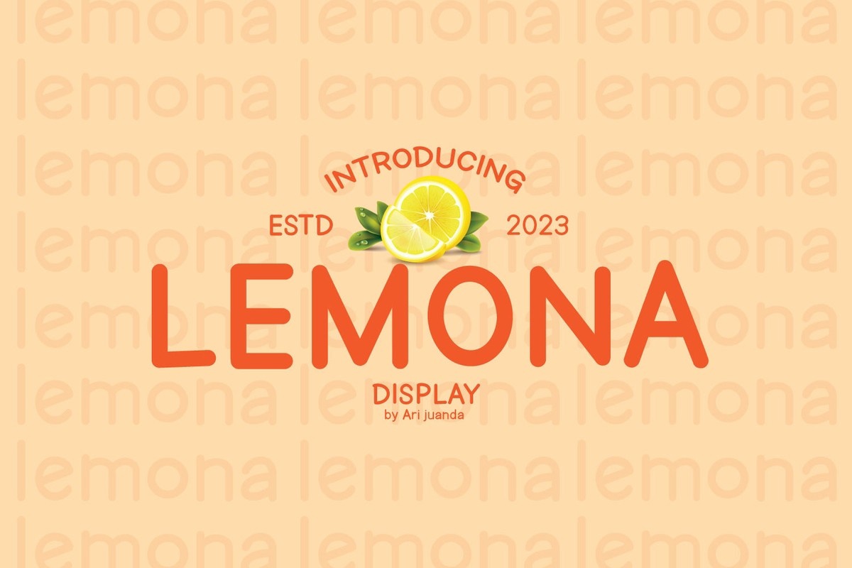 Шрифт Lemona