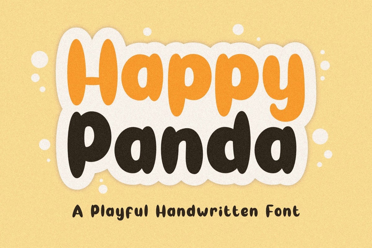 Шрифт Happy Panda