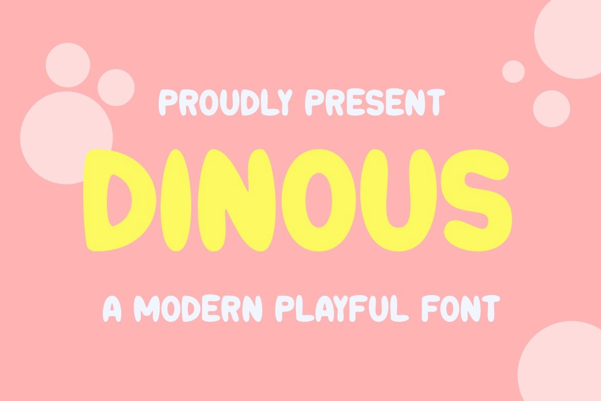Шрифт Dinous