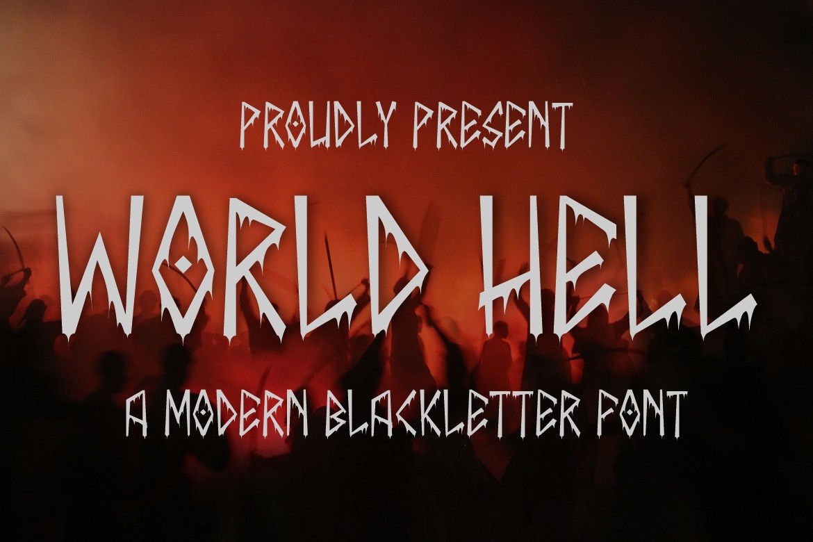 Шрифт World Hell