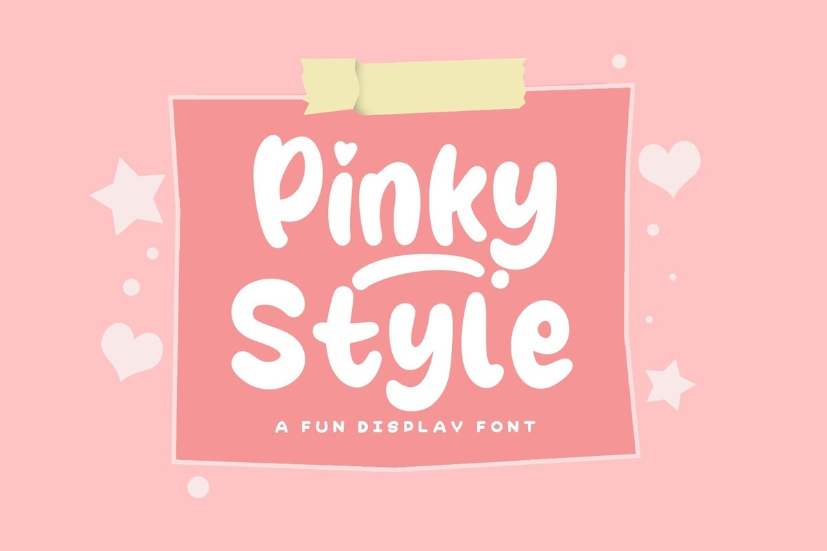 Шрифт Pinky Style
