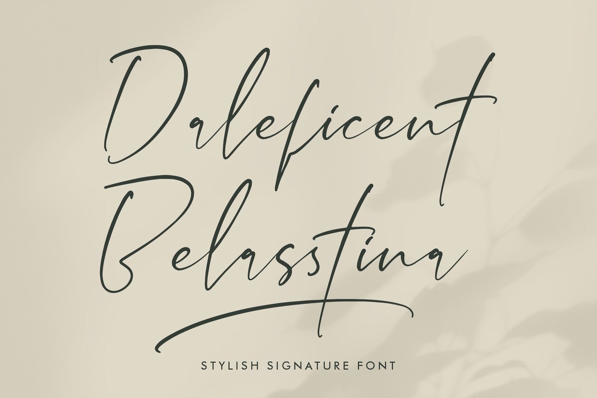 Шрифт Daleficent Belasstina