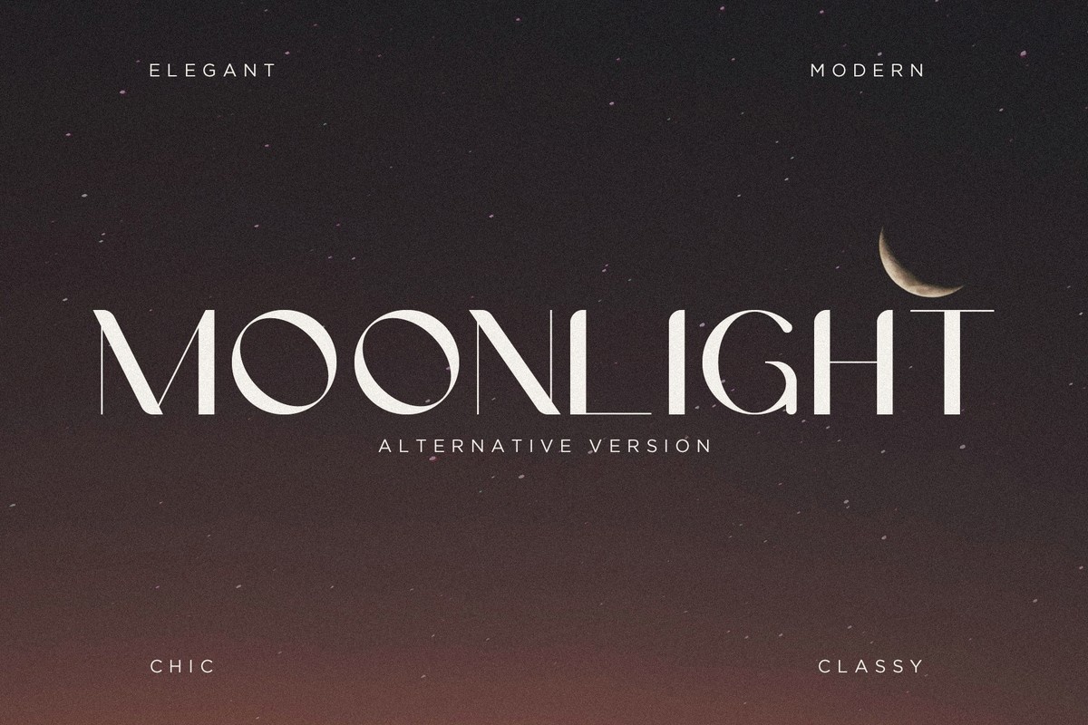 Шрифт Moonlight Alternative