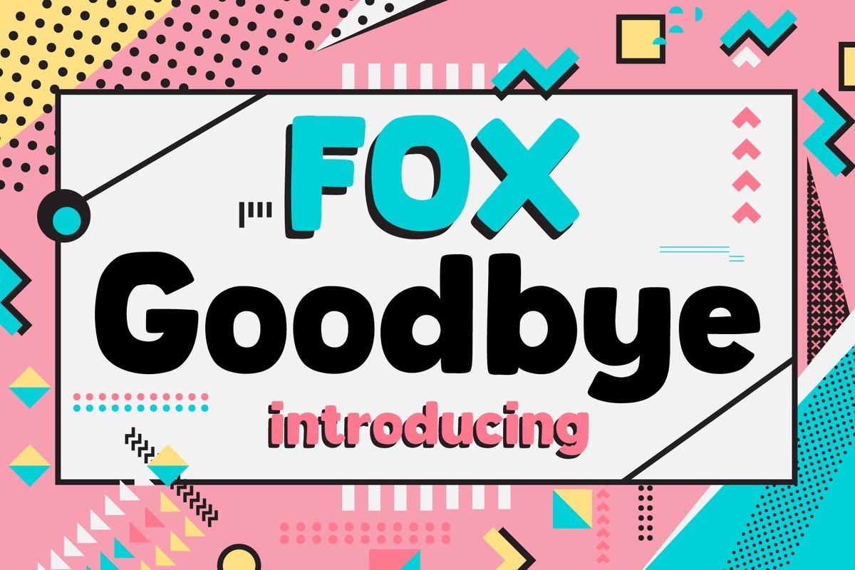 Шрифт Fox Goodbye