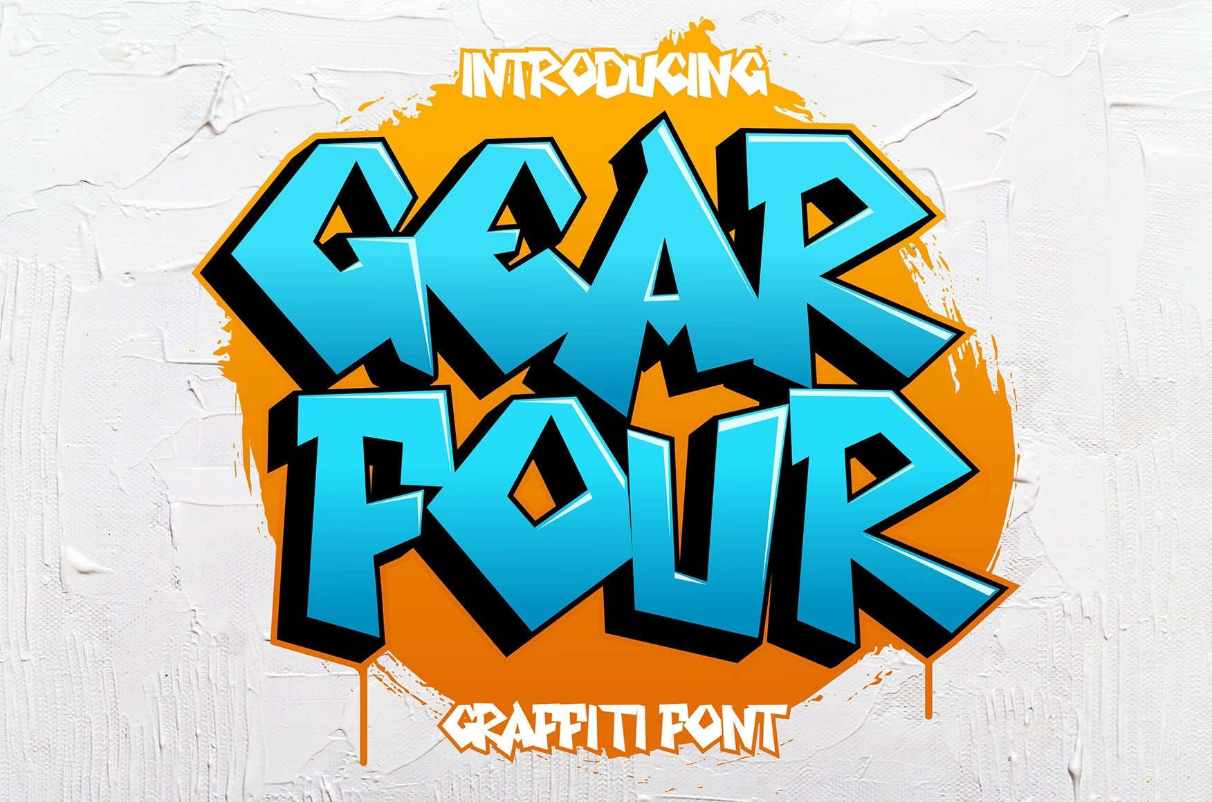 Шрифт Gear Four