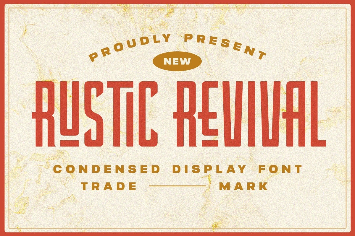 Шрифт Rustic Revival
