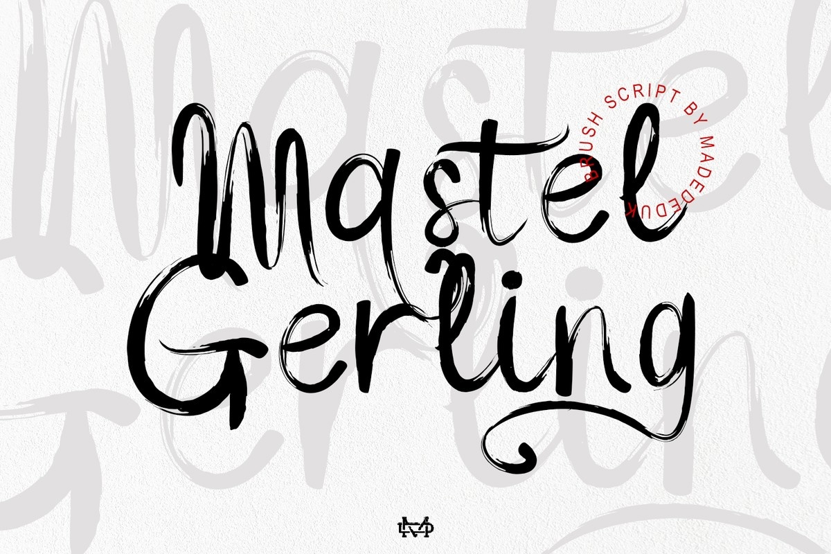 Шрифт Mastel Gerling