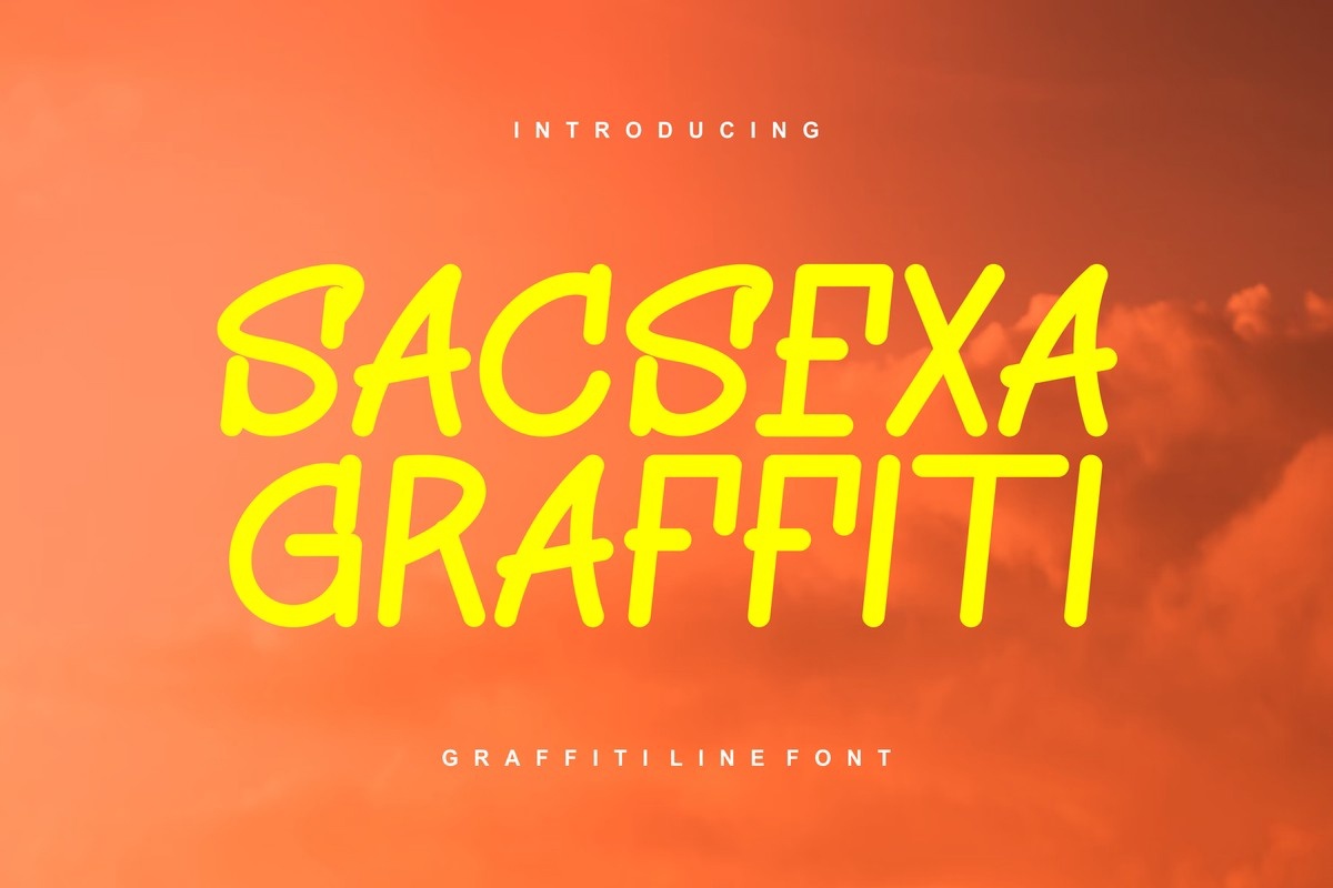 Шрифт Sacsexa Graffiti