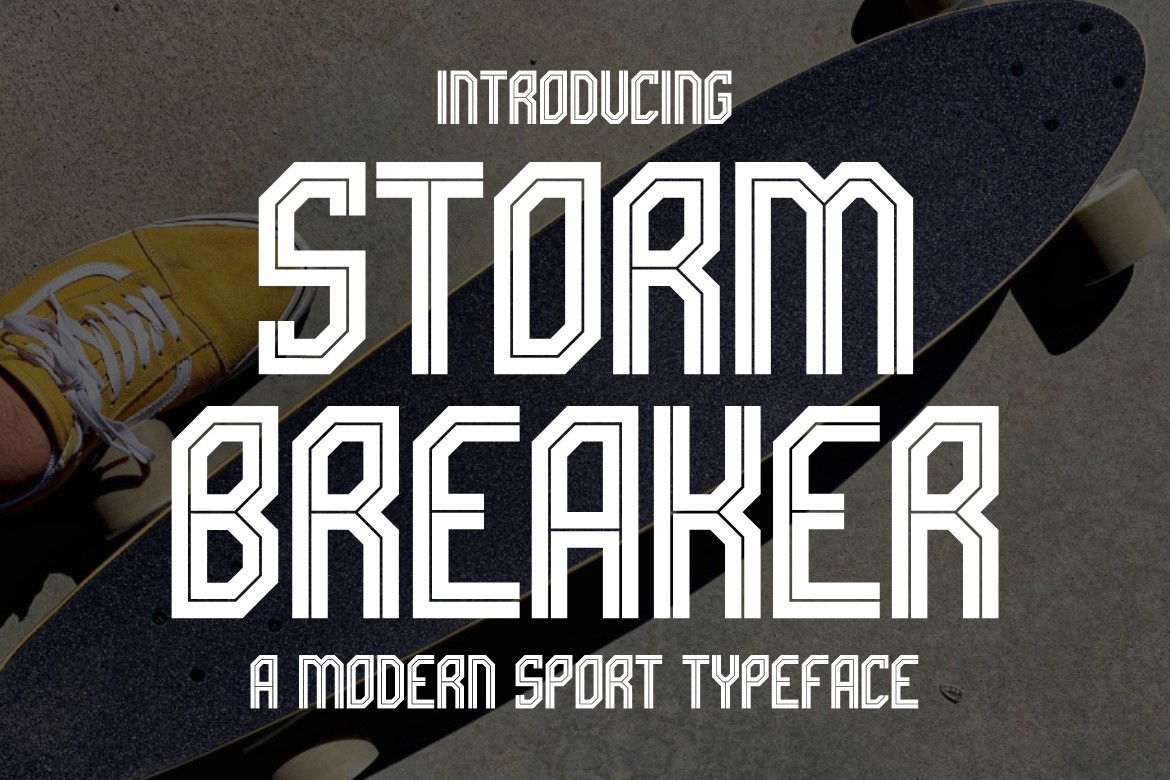 Шрифт Storm Breaker