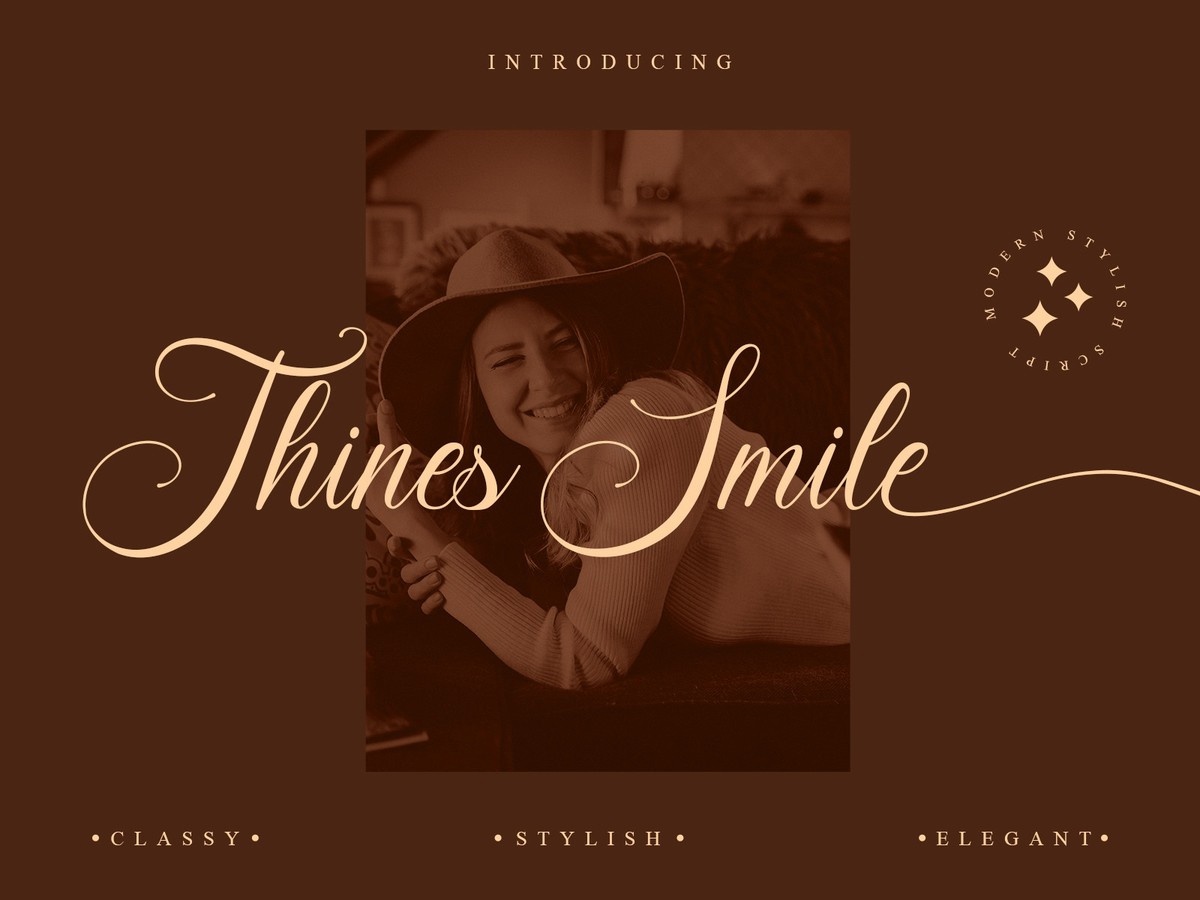 Шрифт Thines Smile