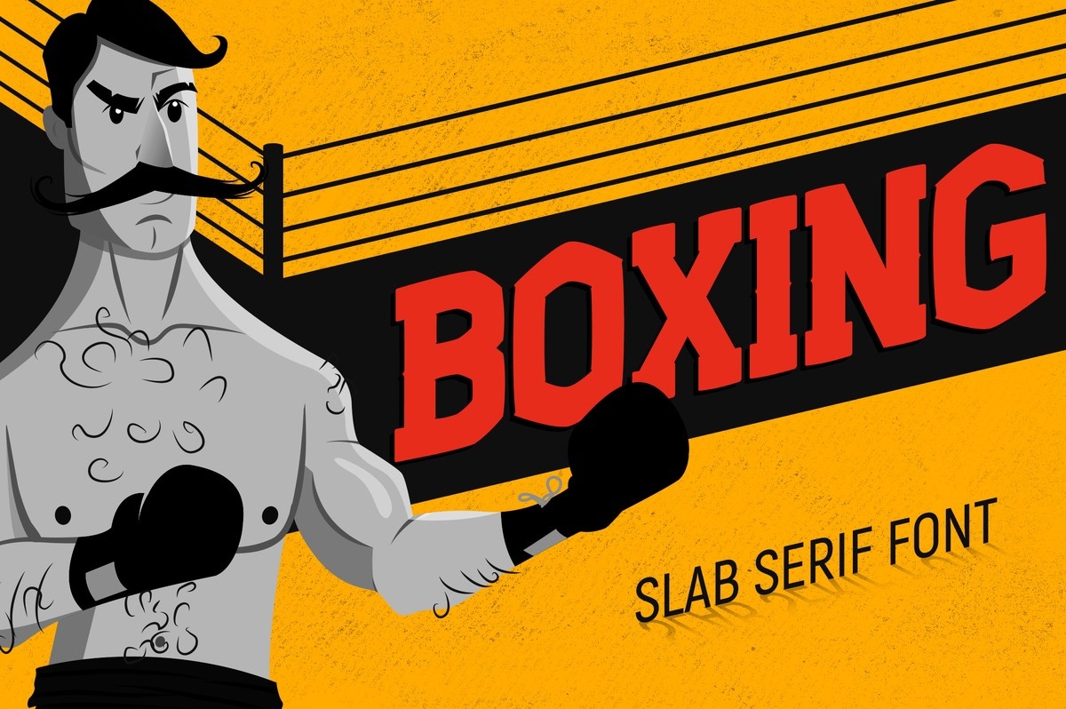 Шрифт Boxing