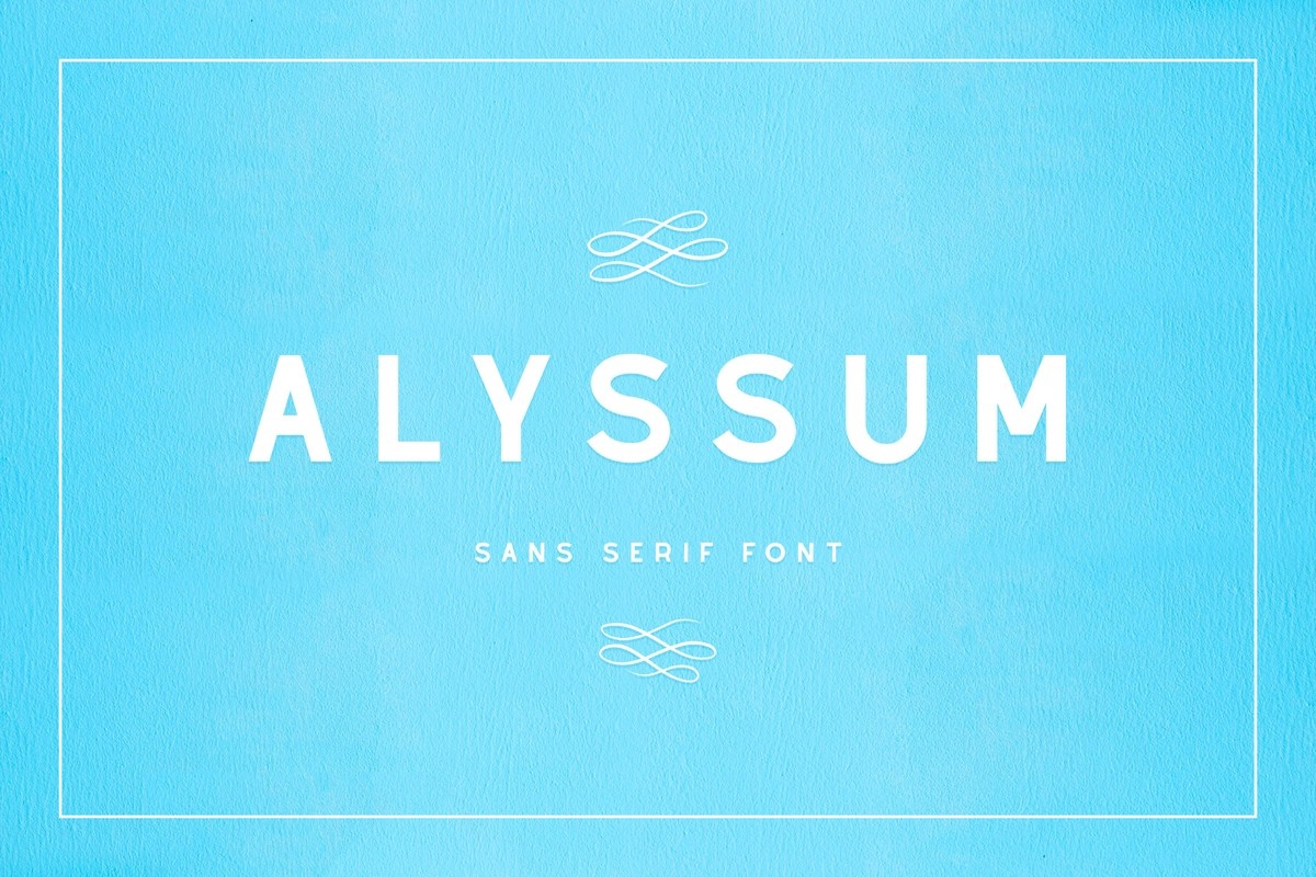 Шрифт Alyssum