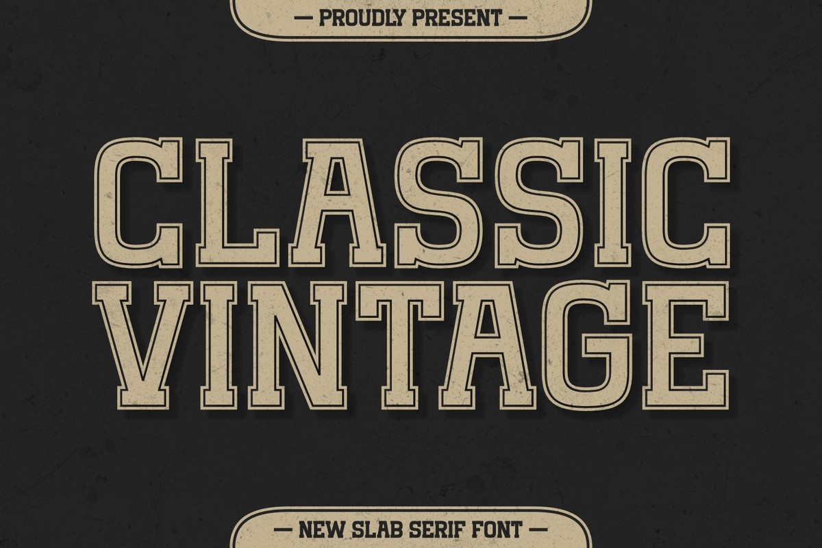 Шрифт Classic Vintage