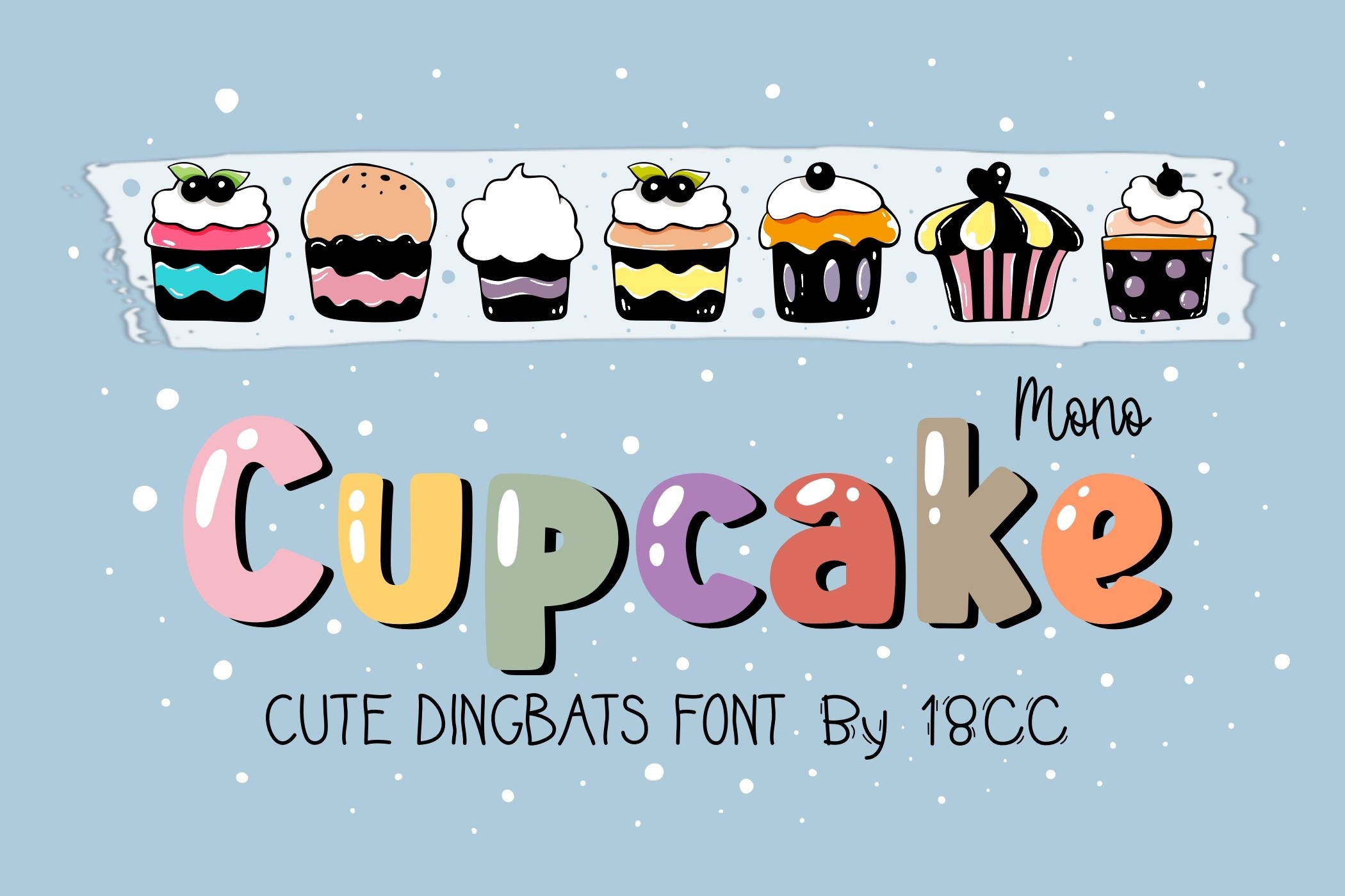 Шрифт Mono Cupcake