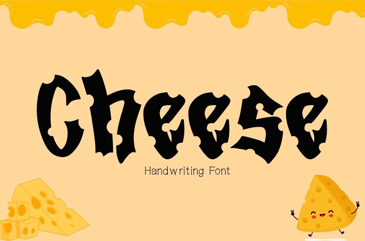 Шрифт Cheese