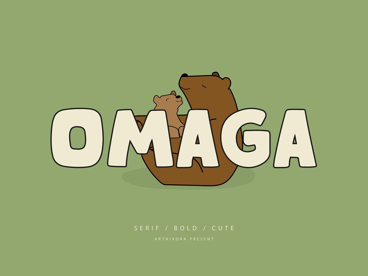 Шрифт Omaga