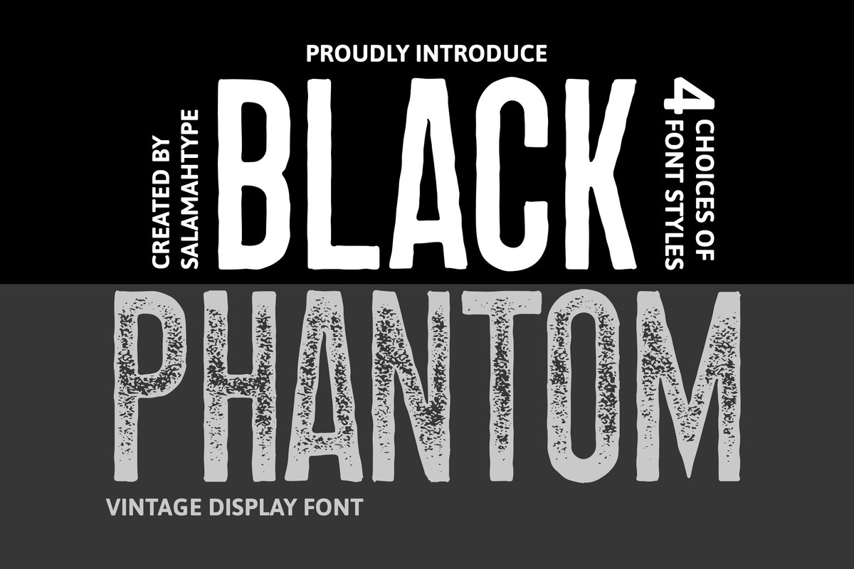Шрифт Black Phantom