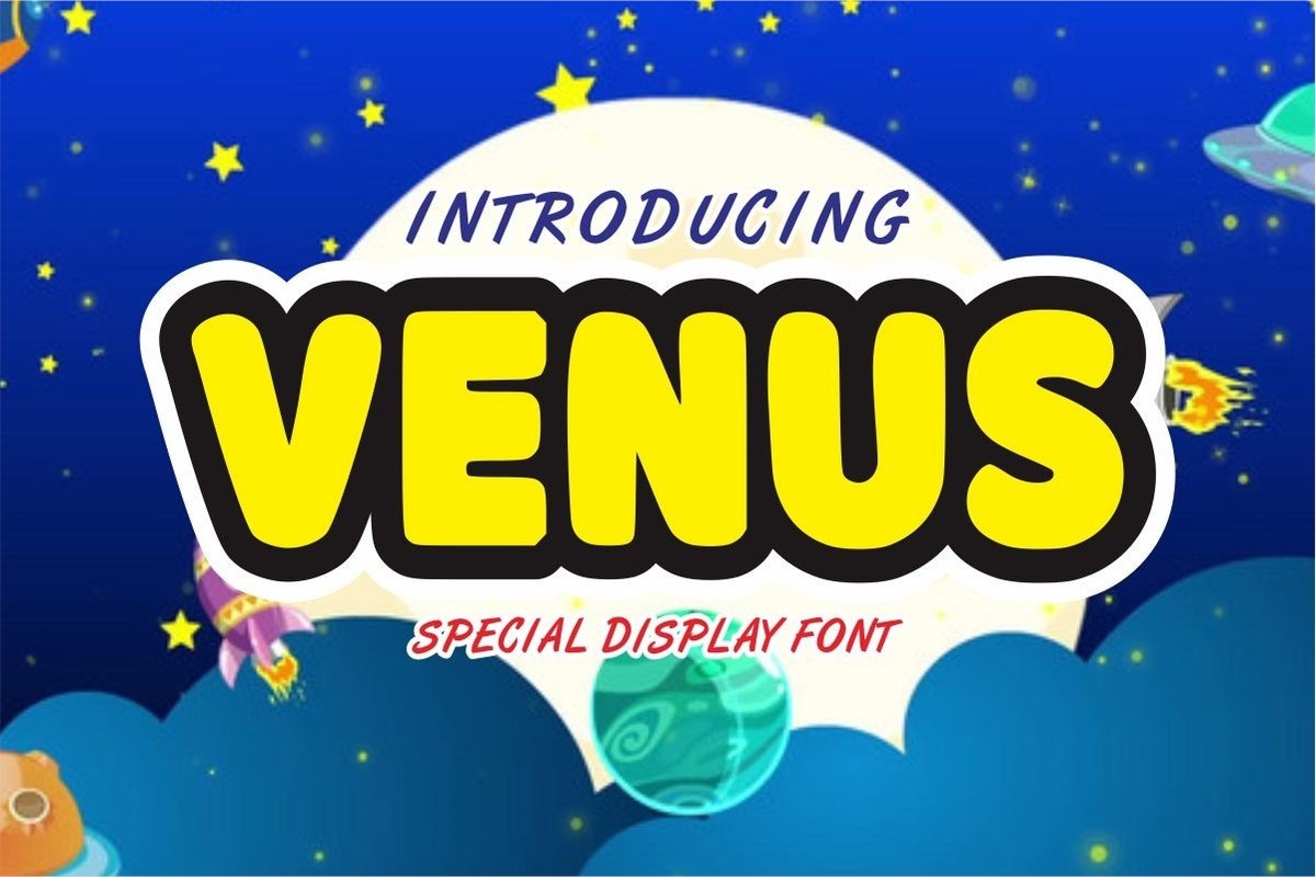 Шрифт Venus