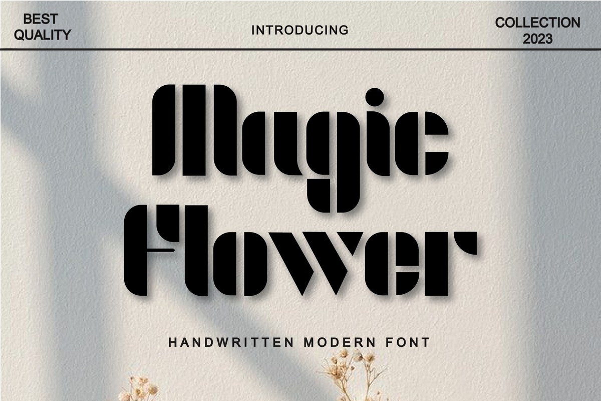 Шрифт Magic Flower