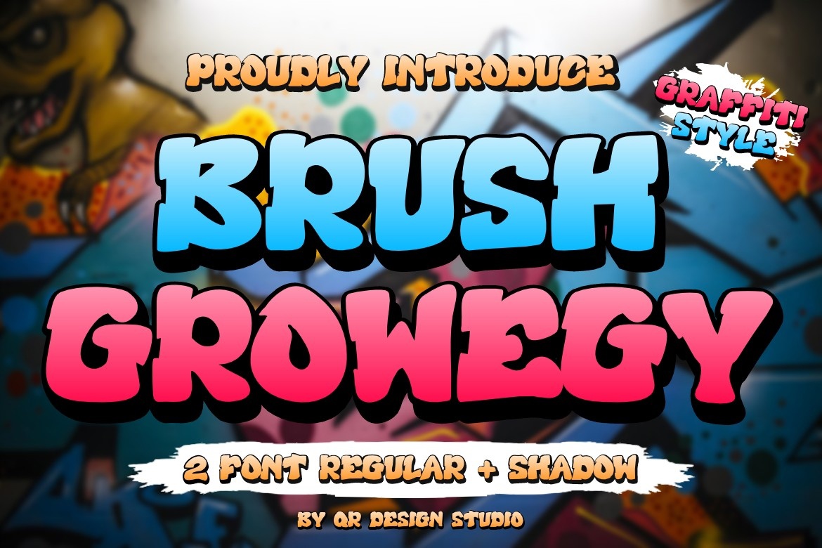 Шрифт Brush Growegy