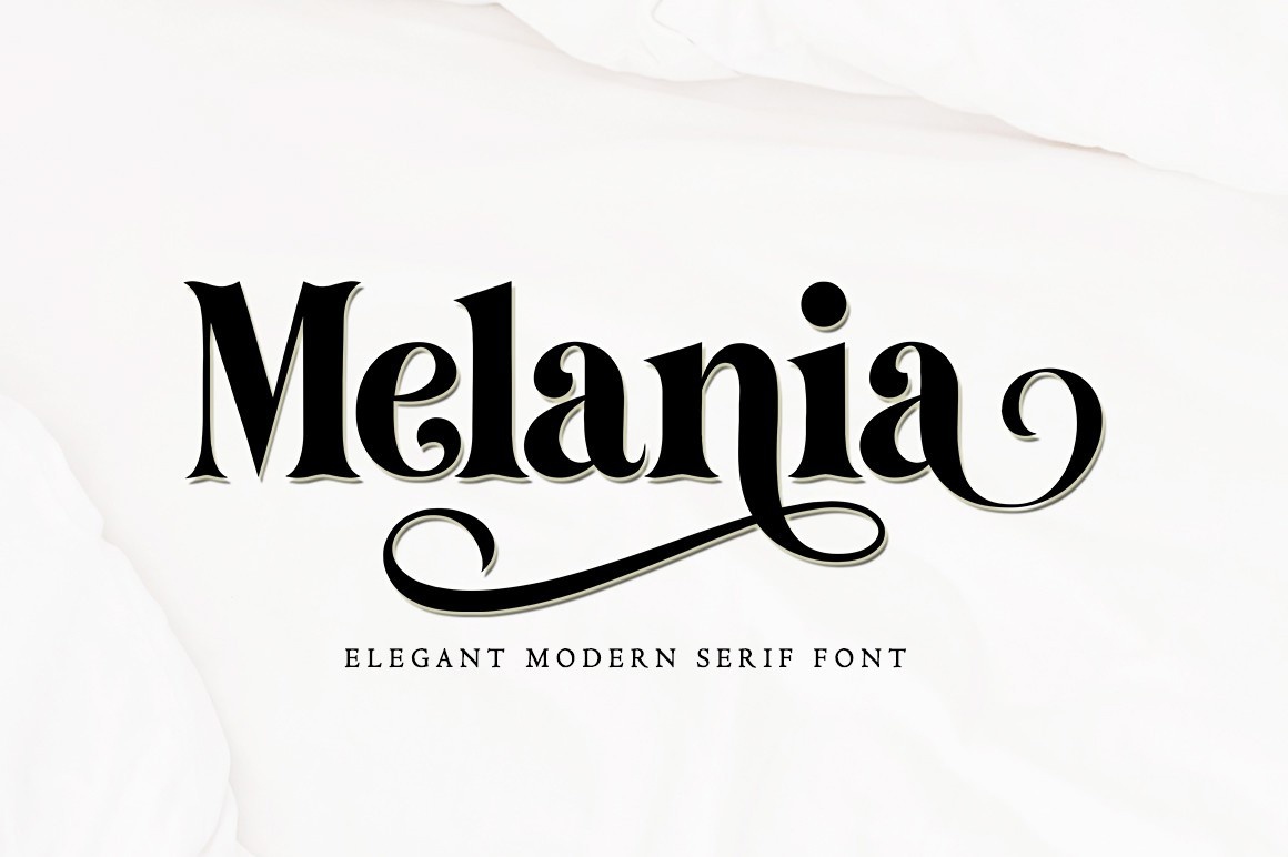 Шрифт Melania