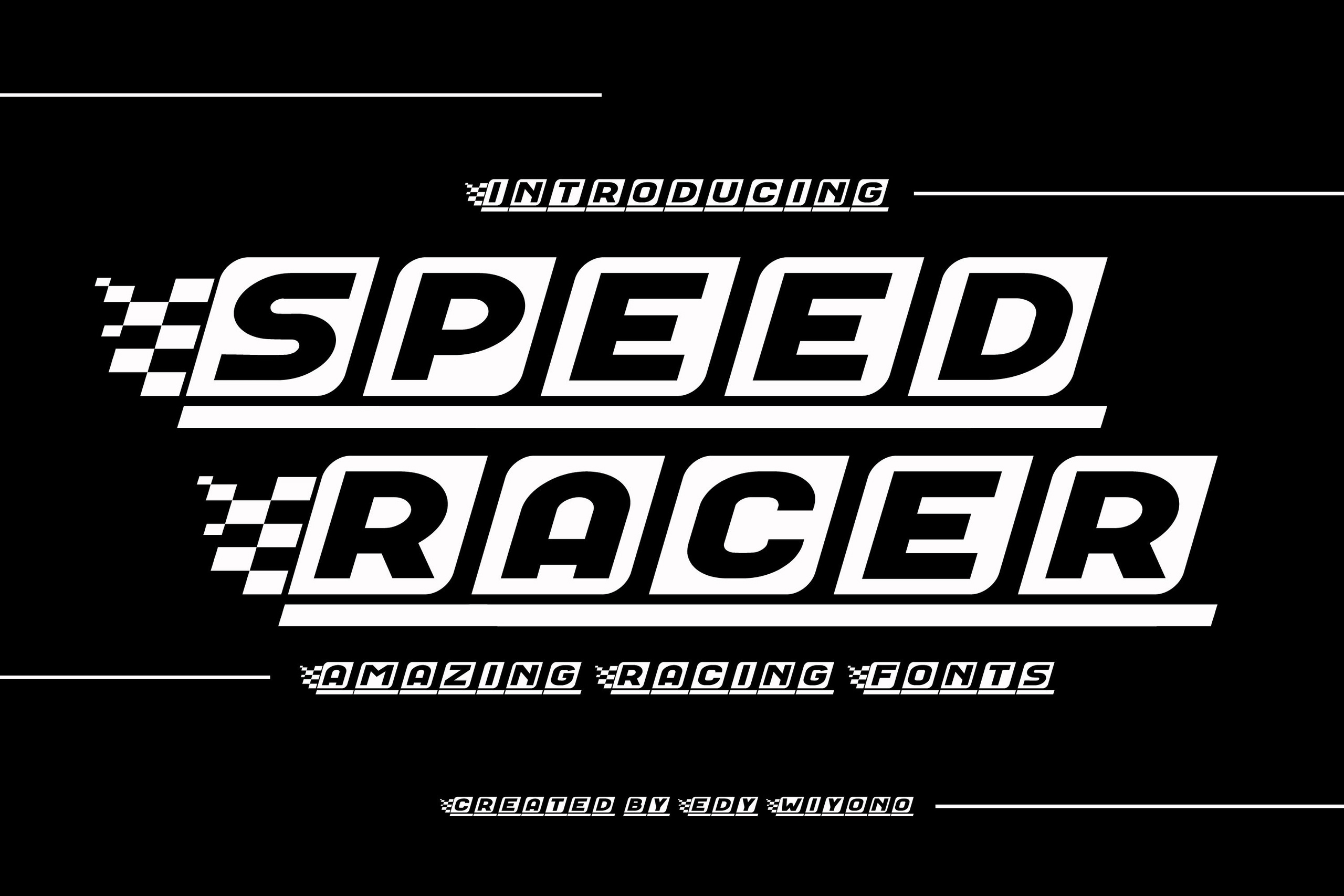 Шрифт Speed Racer