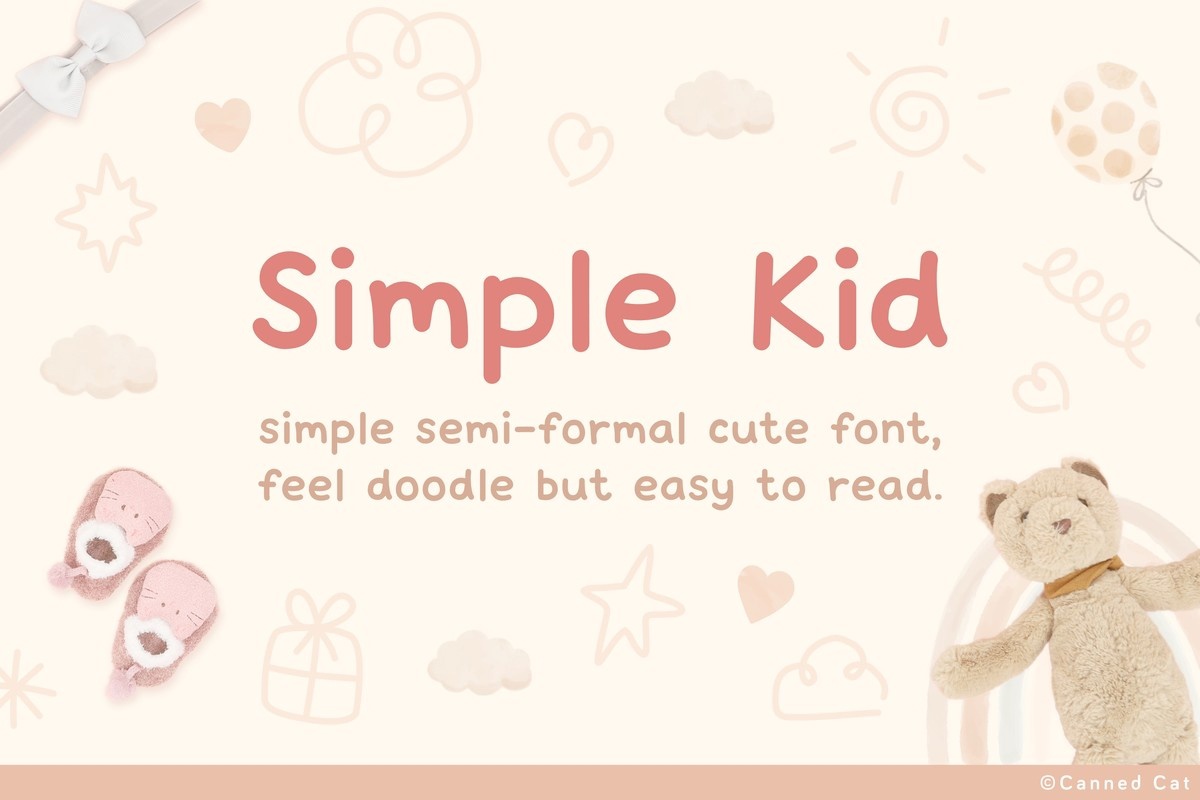 Шрифт Simple Kid