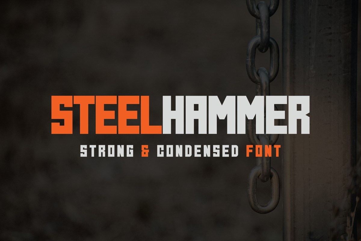 Шрифт Steel Hammer