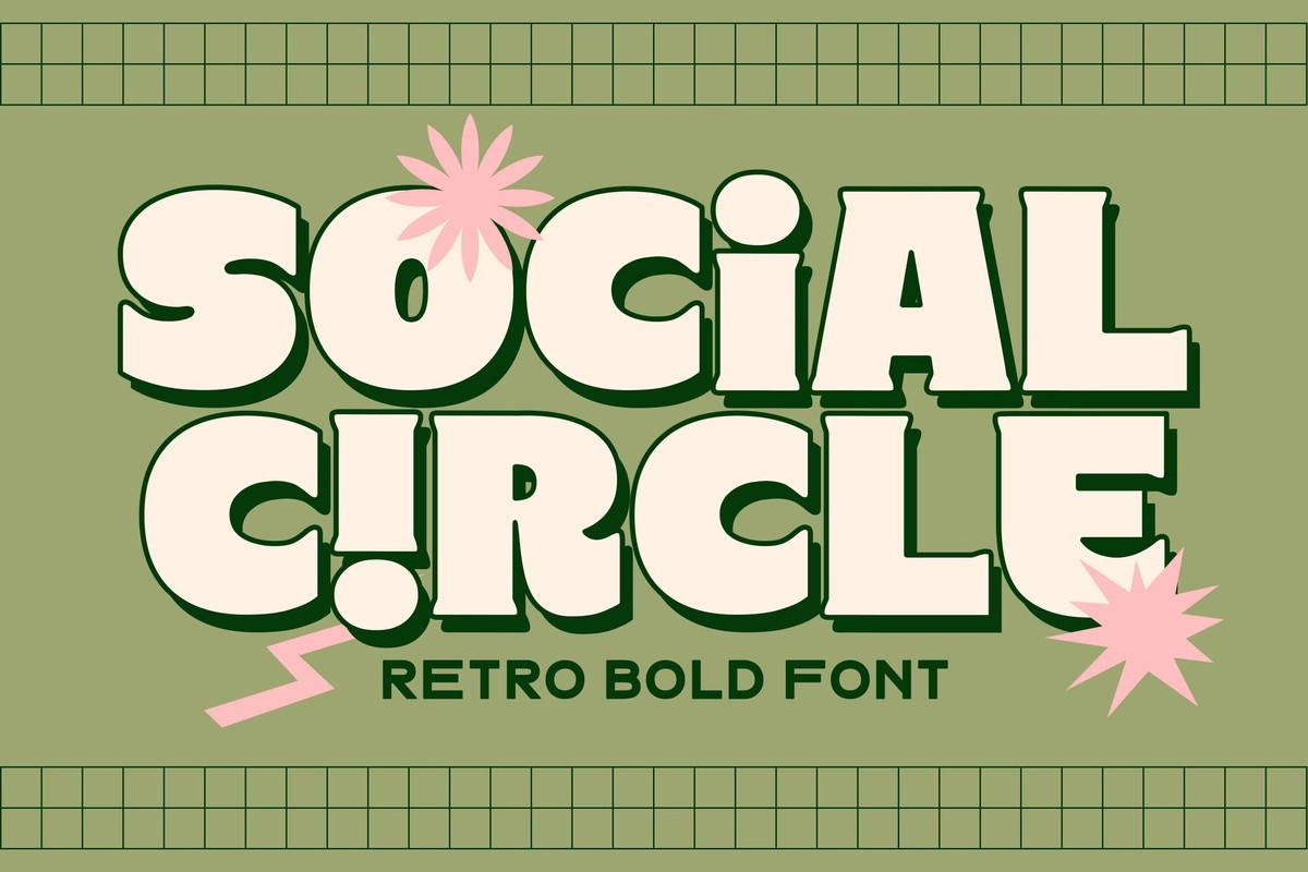 Шрифт Social Circle